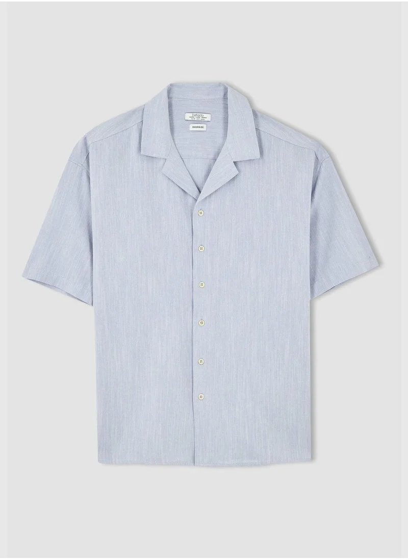 DeFacto Oversized Short Sleeve Shirt