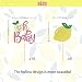 Moitkptt 24Pcs Lemon Oh Baby Cupcake Toppers for Baby Shower Birthday Party Decorations Lemon Baby Birthday Party Supplies Pink - Image 4