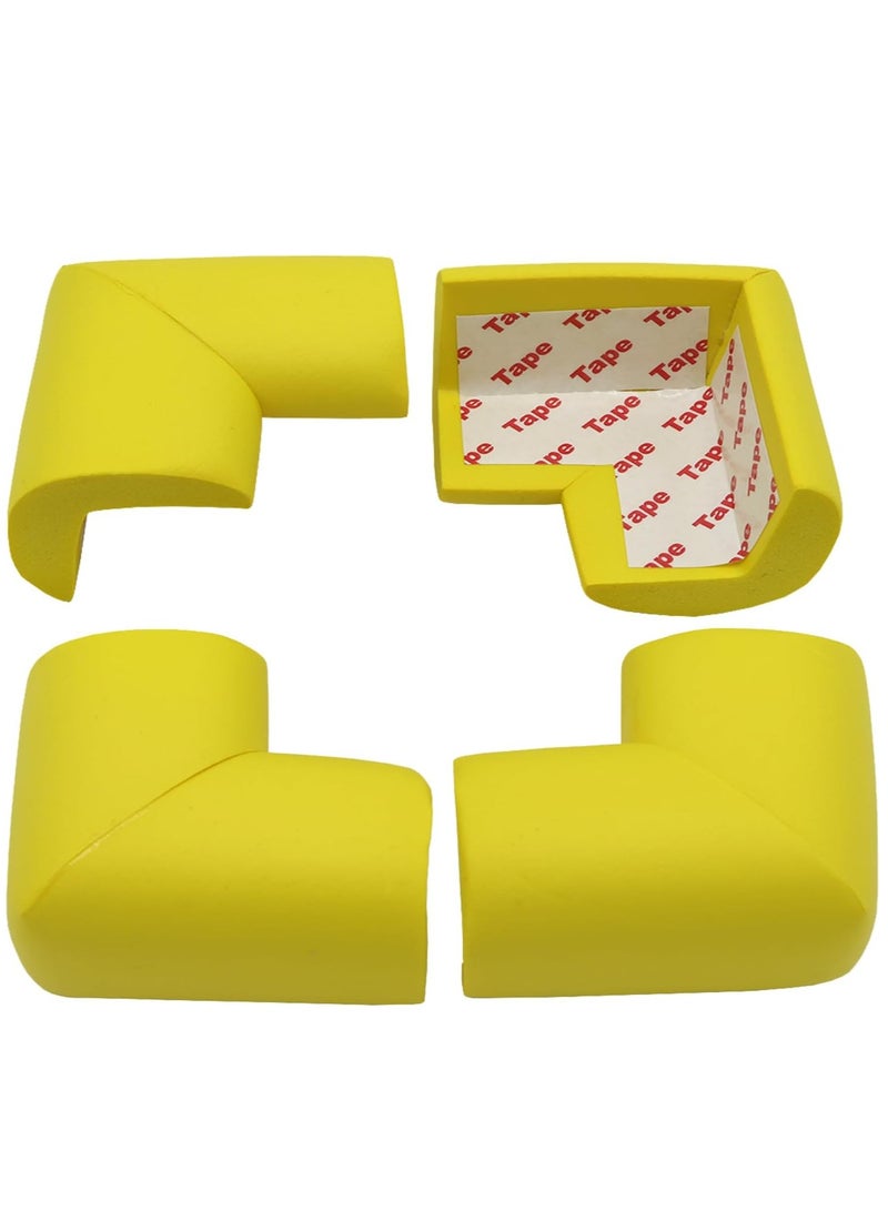 Soft Foam Corner and Edge Protector for Kids, Long Corner Guard, Child Safe Desk Protector, Yellow Corner Guard - Image 1