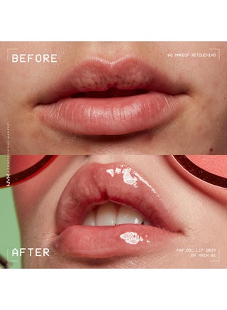 Fat Oil Lip Drip, Moisturizing, Shiny, Vegan Tinted Lip Gloss, Non-Sticky Finish, 12H Hydration, Squalane, Raspberry and Cloudberry Oils - DRIP MY MAIN - view 4
