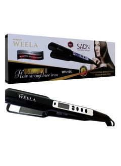 WH-195 Digital Titanium Ceramic Hair Straightener - 60W for Effortless, Safe, and Sleek Styling - pzsku/ZD6CF7BB365E030CB4EDBZ/45/_/1734192611/f2ea7536-12c6-493c-aba8-0e40500612f9