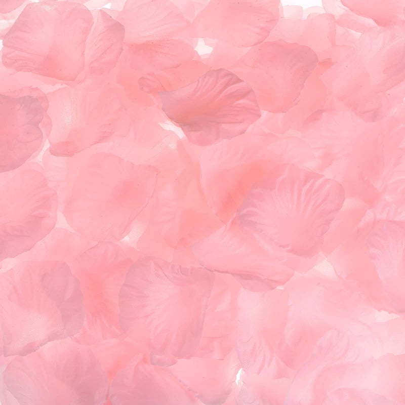 MECCANIXITY Silk Artificial Flower Rose Petals  Light Pink Wedding Faux Flowers 2 Inch x 2 Inch for Wedding Centerpieces  Party Decoration Pack of 2000 - Image 4