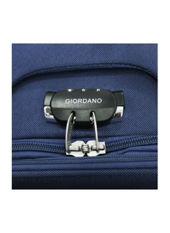 GIORDANO Giordano Trolley Bags 3 PCS Set Softside Spinners,Navy Blue  - Image 5