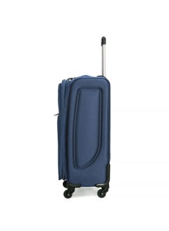 GIORDANO Giordano Trolley Bags 3 PCS Set Softside Spinners,Navy Blue  - Image 3