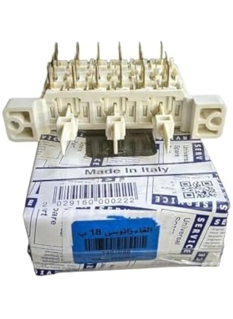 Original Italian original Zanussi 18 program triple washing machine switch, old, multi-function