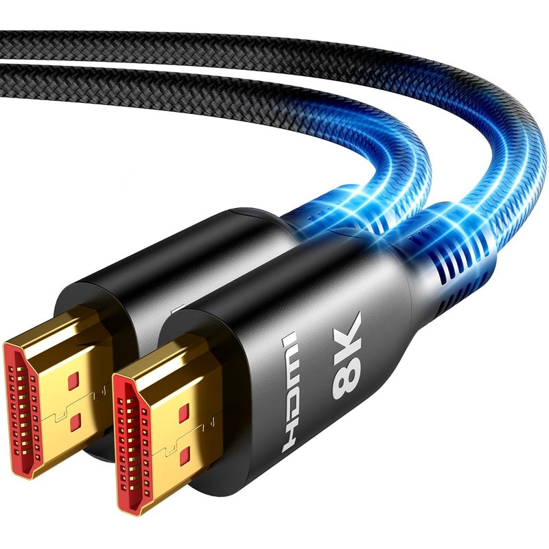Highwings 20 FT HDMI Cable - 10K 8K 4K Ultra HD High Speed 2.1 HDMI Cable - Image 1