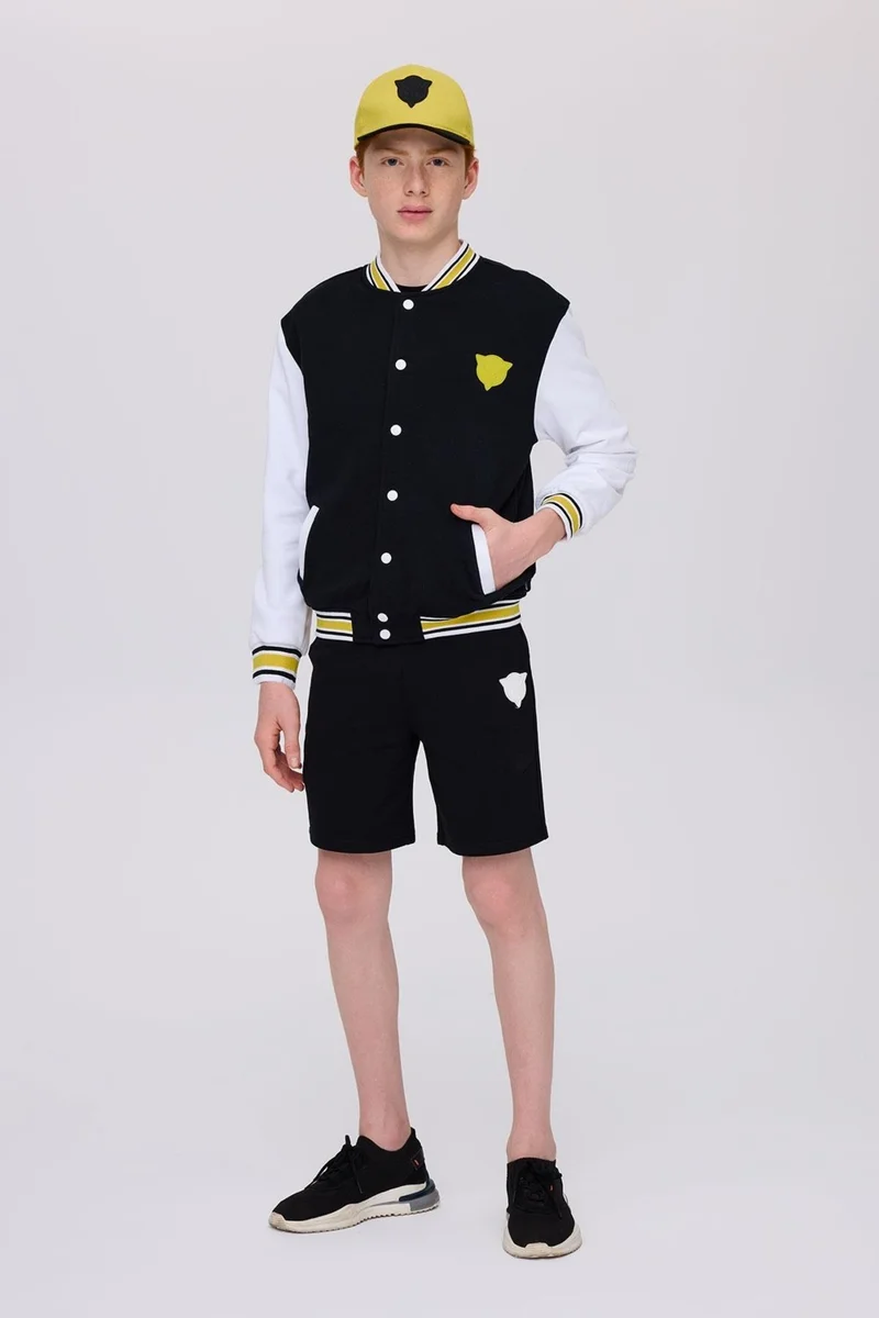 NEBBATI - Invalid brand Bg Store Boy Black Jacket