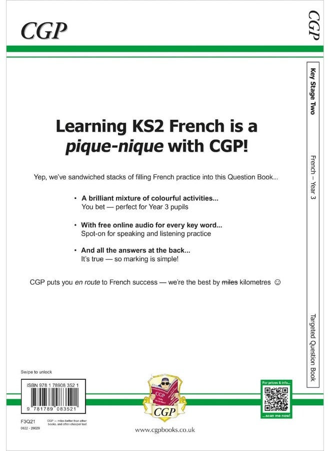 Coordination Group Publications Ltd (CGP) KS2 French Year 3 Targeted Question Book (with Free Online Audio) - Image 2