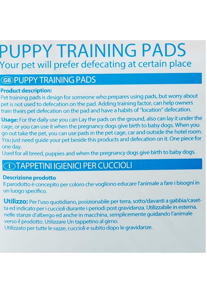 Bioline وسادات تدريب الجراء من بيولين 50 قطعة قابلة للامتصاص ومضادة للتسرب من الأقمشة غير المنسوجة (60x40 سم) - Image 3