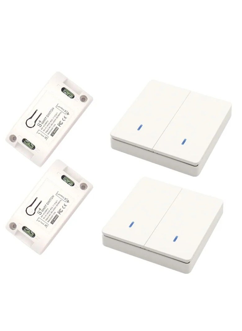 مفتاح الإضاءة الذكي دفع زر WiFi/433 ميجا هرتز لاسلكي للتحكم عن بعد الجدار التبديل AC85 ~ 220 فولت تحكم ل Led/الضوء/مصباح - Image 1