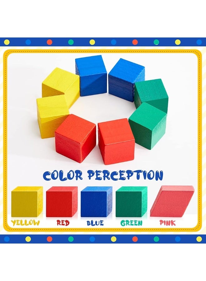 Sotiff 140 Pcs Mini 3D Shapes for Teaching, Wood Geometric Solids, Geometric Shapes 3D Shape Blocks, Classroom Manipulatives for Elementary School for Kids Geometry Math Kindergarten Preschool Learning - Image 2