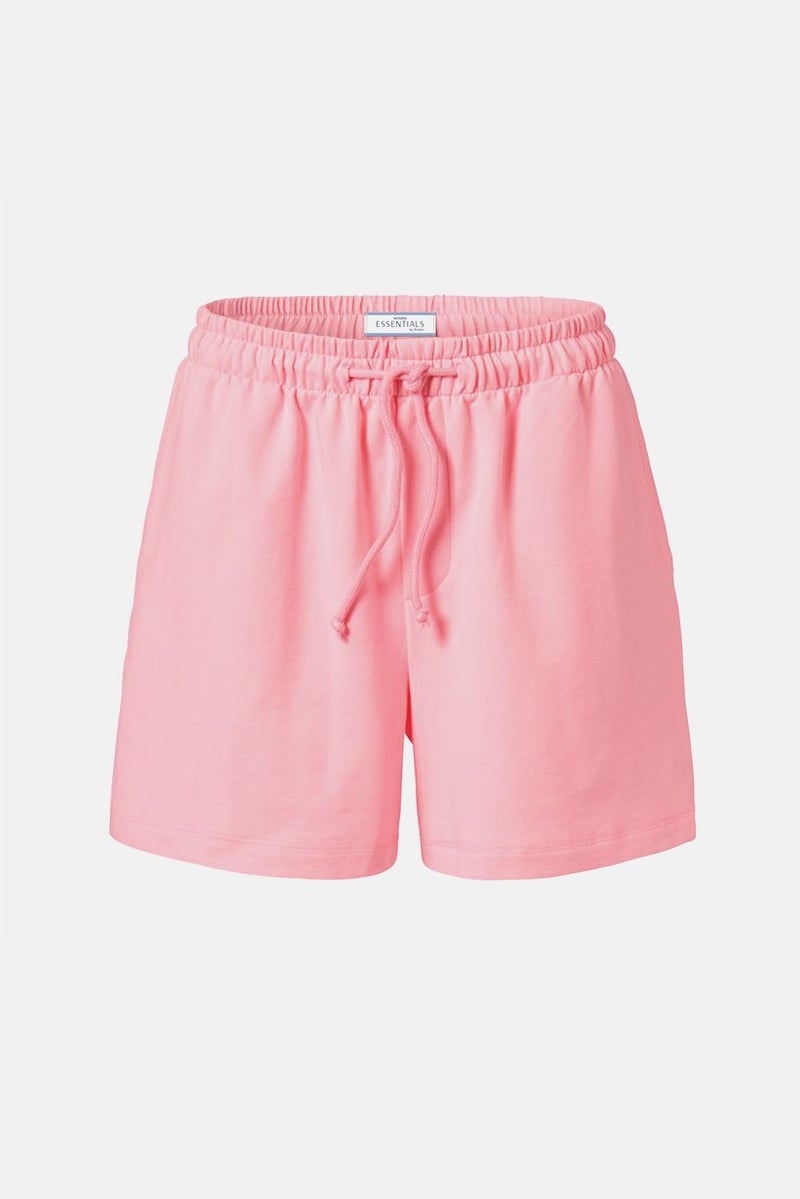 Tchibo Women Plain Drawstring Shorts, Light Pink  - Image 3