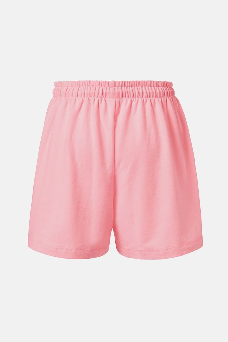 Tchibo Women Plain Drawstring Shorts, Light Pink  - Image 2