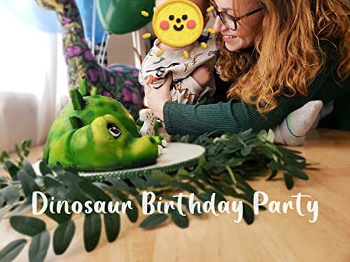 Popshion Boys Dinosaur Sweatshirt Cotton Crewneck Dinosaur Clothes for Boys Winter Warm Pullover Grey Sweater 3T - Image 4
