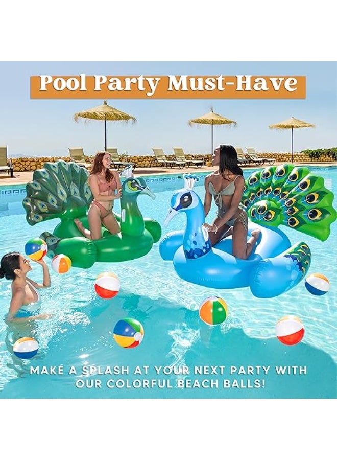 Inflatable Beach Balls for Summer Water Games, Kids Birthdays and Party Supplies 30cm  (3 pieces)  - Image 5