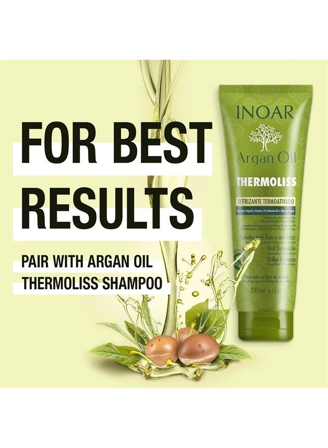 INOAR – Moroccan Capillary Smoothing Treatment with Keratin, Step 2 Only, Curly Hair Care, Vegan Hair Product, Cruelty Free Haircare for Men and Women (33.8 oz.) - Image 2