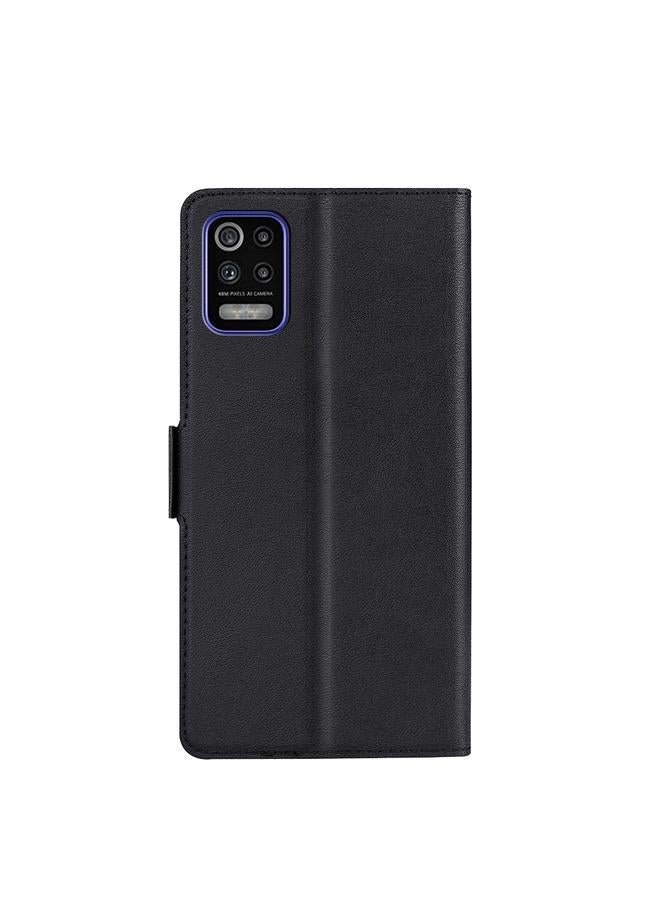 S-TOP Case For LG K52 Ultra-thin Voltage Side Buckle PU + TPU Leather Phone Case - Image 3