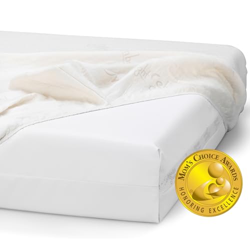 Moonlight Slumber Little Dreamer Crib Mattress Cover, Ecru, Hypoallergenic - Mattress Not Included - Image 2
