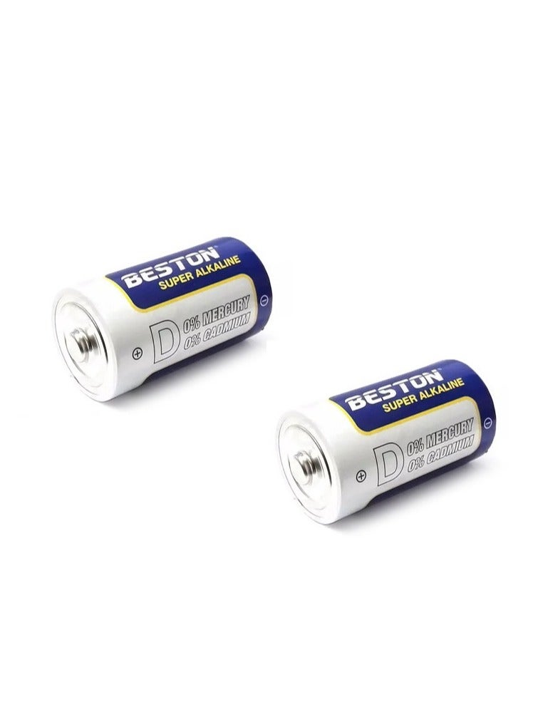 بيستون بطارية بيستون دي سوبر قلوية - عبوة من قطعتين - Image 3