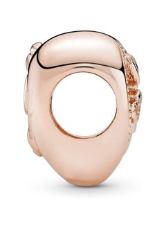 PANDORA Family tree heart 14k rose gold-plated charm with clear cubic zirconia  - Image 3