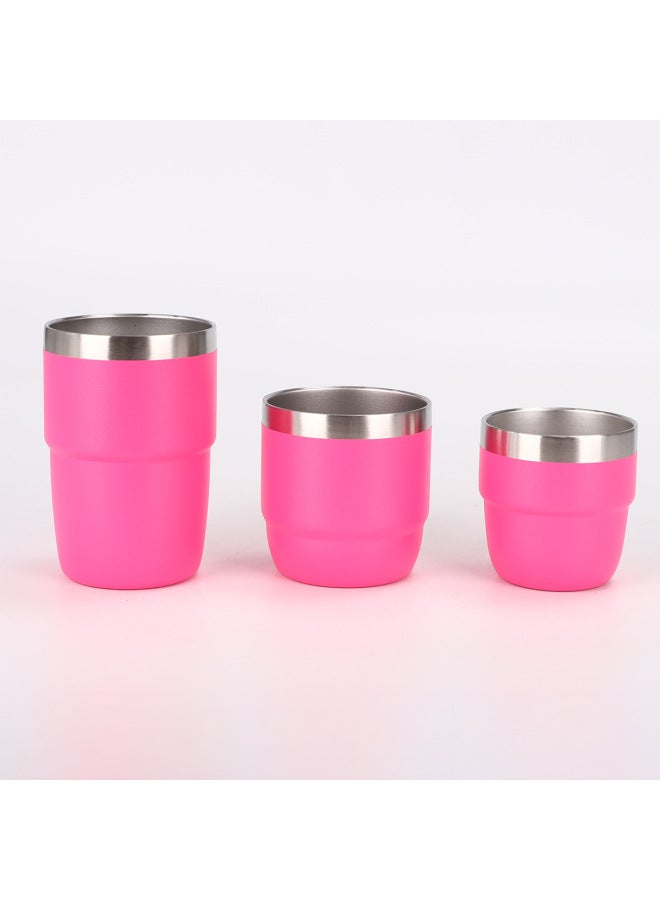 New 304 Stainless Steel Thermos Cup With Three Capacities, Simple Home Office Coffee Cup, Car Portable Cup