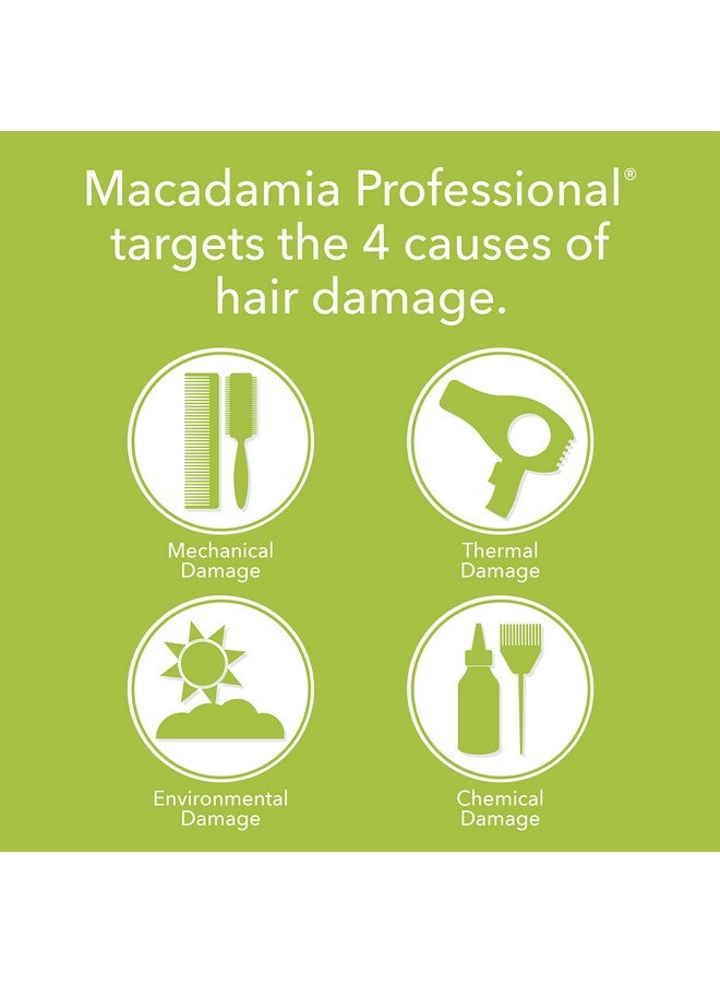 Macadamia Professional Hair Care Sulfate Paraben Free Natural Organic Crueltyfree Vegan Hair Products Weightless Hair Repair Shampoo Green Sheer Pecan 33.8 Fl Oz - Image 5