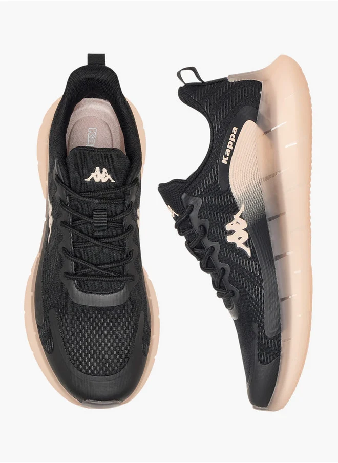 كابا Women's Textured Lace-Up Sports Shoes with Pull Tab
