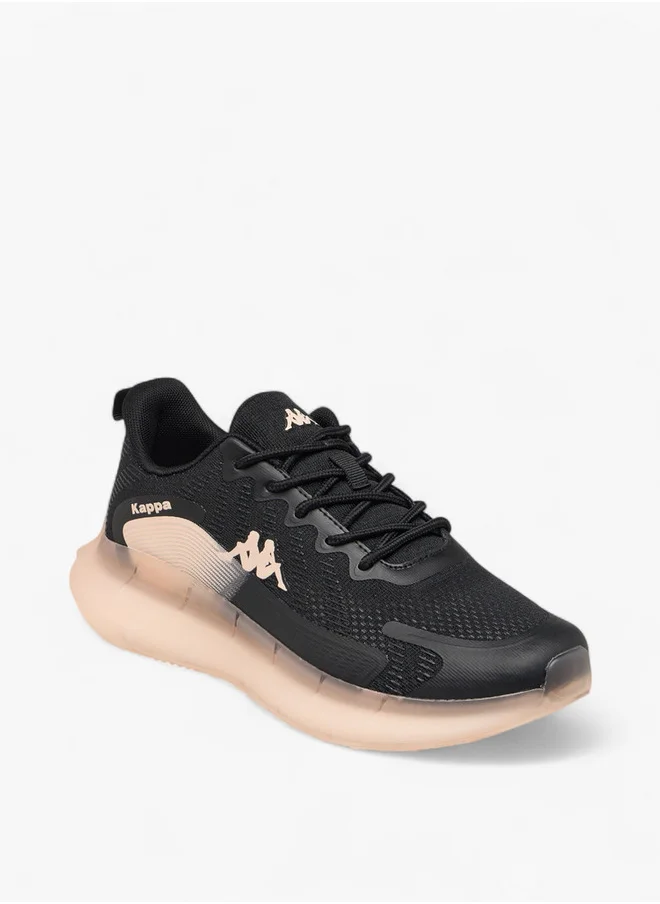 كابا Women's Textured Lace-Up Sports Shoes with Pull Tab