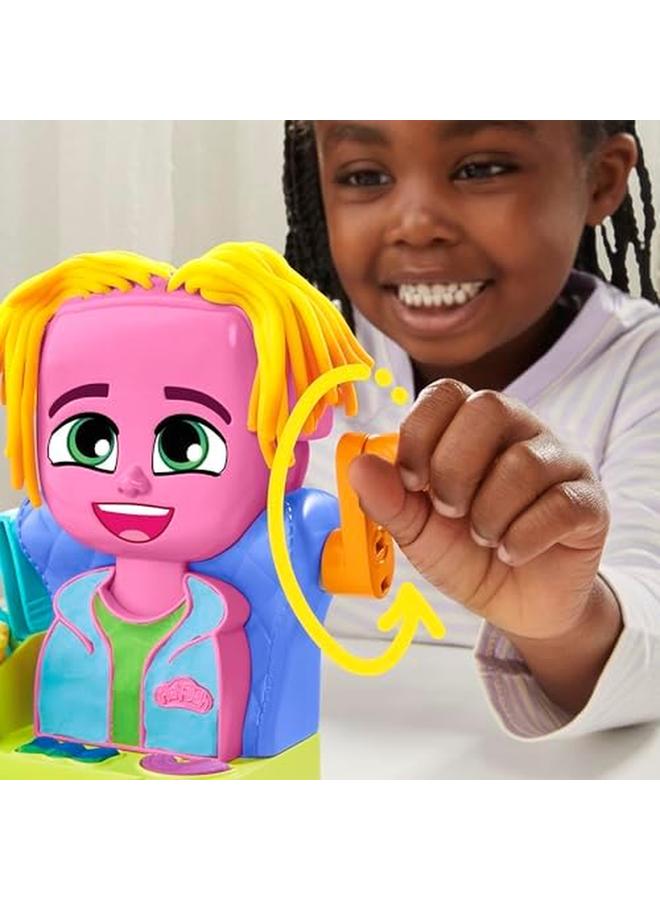 بلاي دوه مجموعة لعب صالون تصفيف الشعر مع 6 علب ألعاب تظاهرية للفتيات والأولاد من سن 3 سنوات فما فوق - Image 3