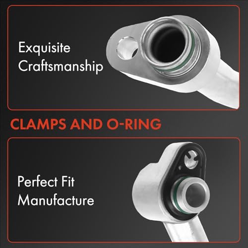 A-Premium A/C Suction Line Hose Assembly Compatible with Jeep Patriot, Compass, Dodge Caliber 2007-2008 1.8L 2.0L 2.4L, Compressor to Evap - Image 3