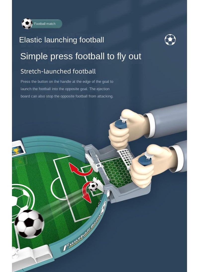 general Football Table Interactive Game Children'S Puzzle Handheld Combat Aircraft Parent-Child Duo Competitive Board Game Football Field Toys（Large Size With 2 Balls） - Image 4