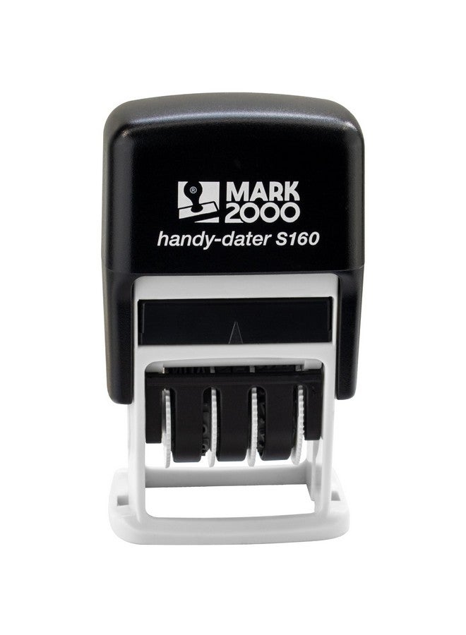 Rubber Stamp Creation Mark 2000 Selfinking Rubber Date Office Stamp With Scanned Phrase & Date Red Ink (Handydater S160) 12Year Band - Image 3