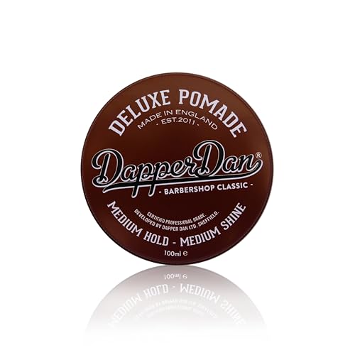 Dapper Dan Deluxe Pomade By Dapper Dan, Medium Hold Medium Shine, No Greasiness Or Flakiness, Citrus & Vanilla Fragrance 100ml - Image 1