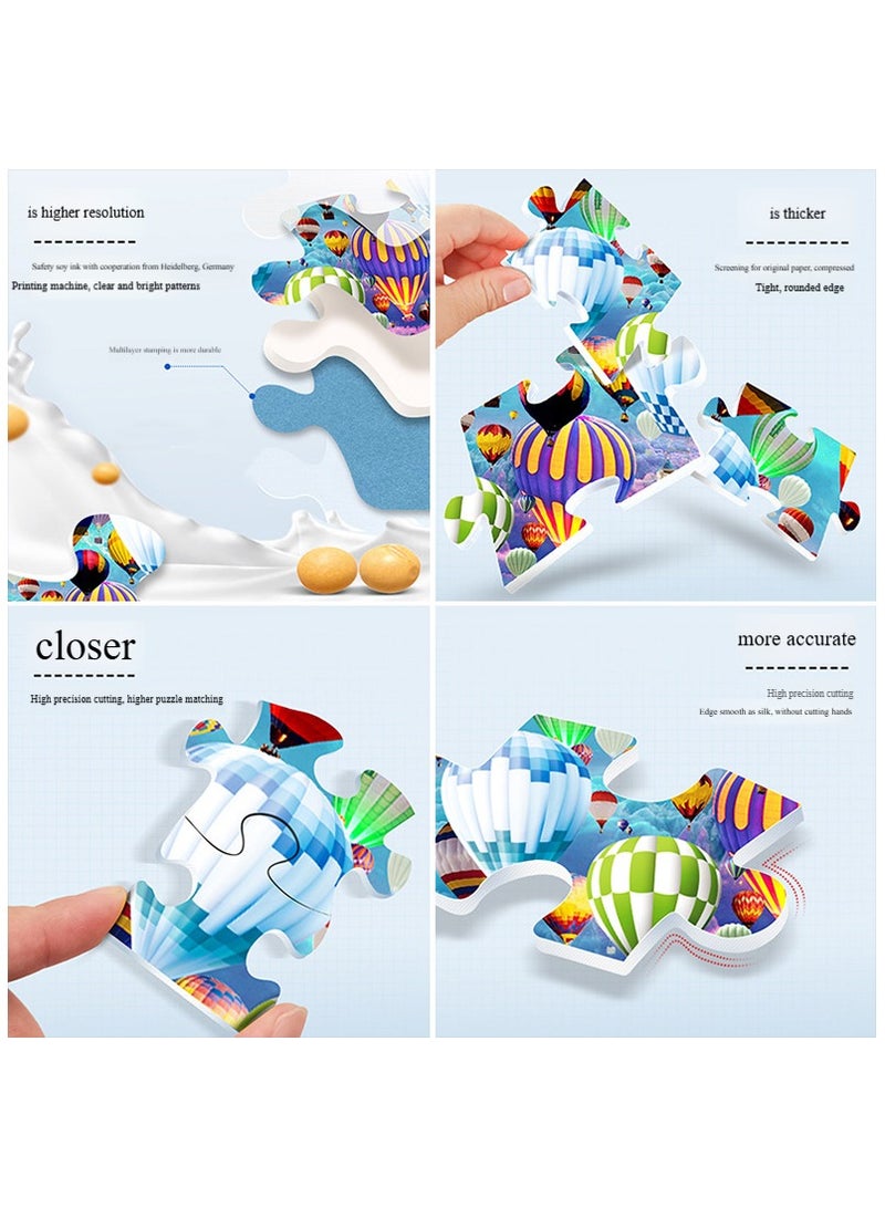 Anna 1000-Piece Colorful Soccer Match Desktop Puzzle for Family Entertainment - Image 5