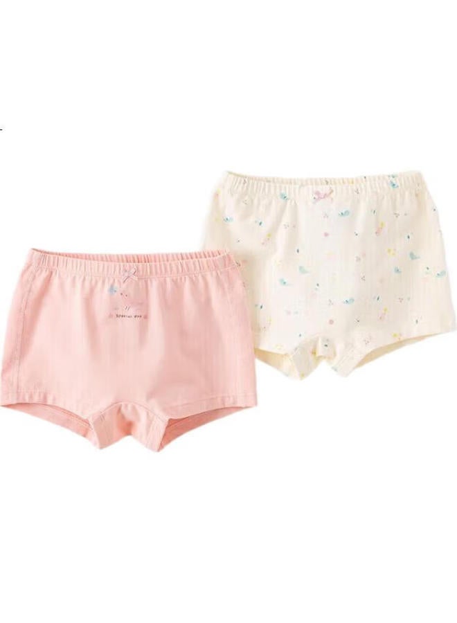 Dave & Bella [2-Pack] Girls' Antibacterial Underwear, Children'S Clothing, Big Kids' Comfortable Boyshorts - Image 3