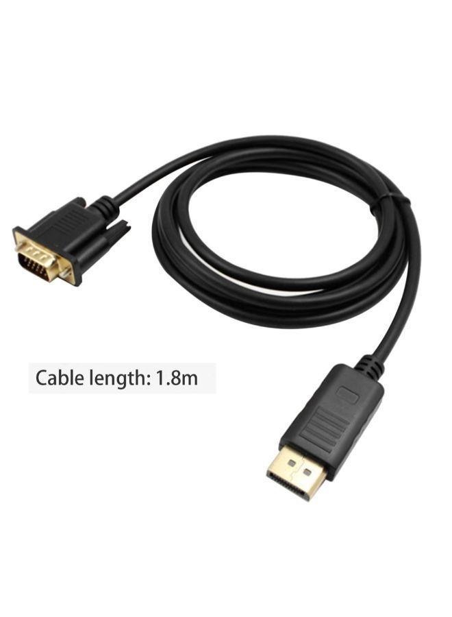 NIBEMINENT Mini DisplayPort To HDMI Adapter Cable Black  - Image 4
