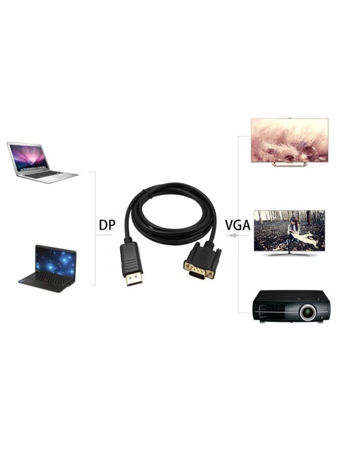NIBEMINENT Mini DisplayPort To HDMI Adapter Cable Black  - Image 3