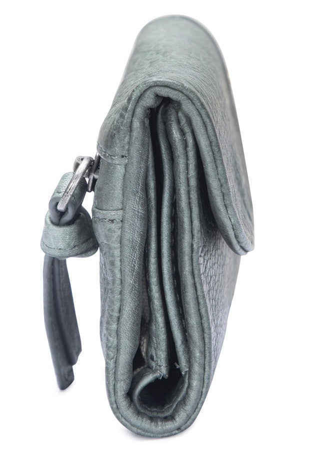 Frye Women's Nora Knotted Small Wallet, Sky Blue - Image 3