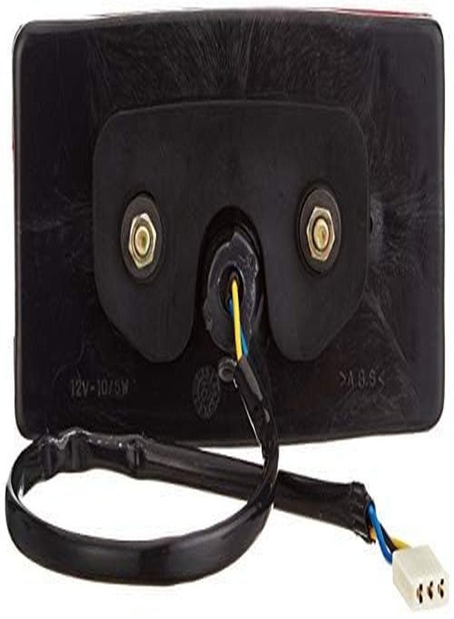 VTRUST Bike Halogen Tail Light compatible for Yamaha RX 100 | Red Rear Brake Light | OEM Fit, Corrosion Resistant & Premium Finish - Image 3