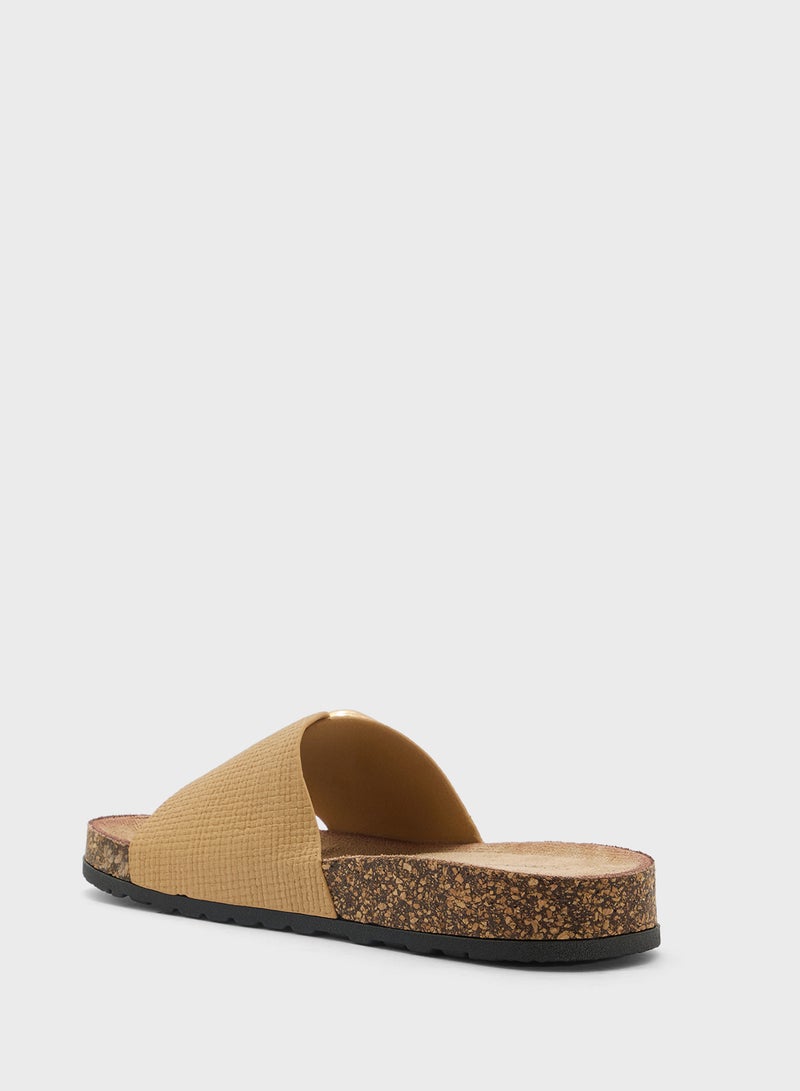 Pink Step Ladies Casual Flat Sandal  - Image 2