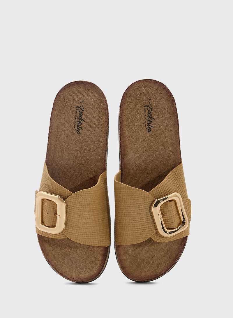 Pink Step Ladies Casual Flat Sandal  - Image 4
