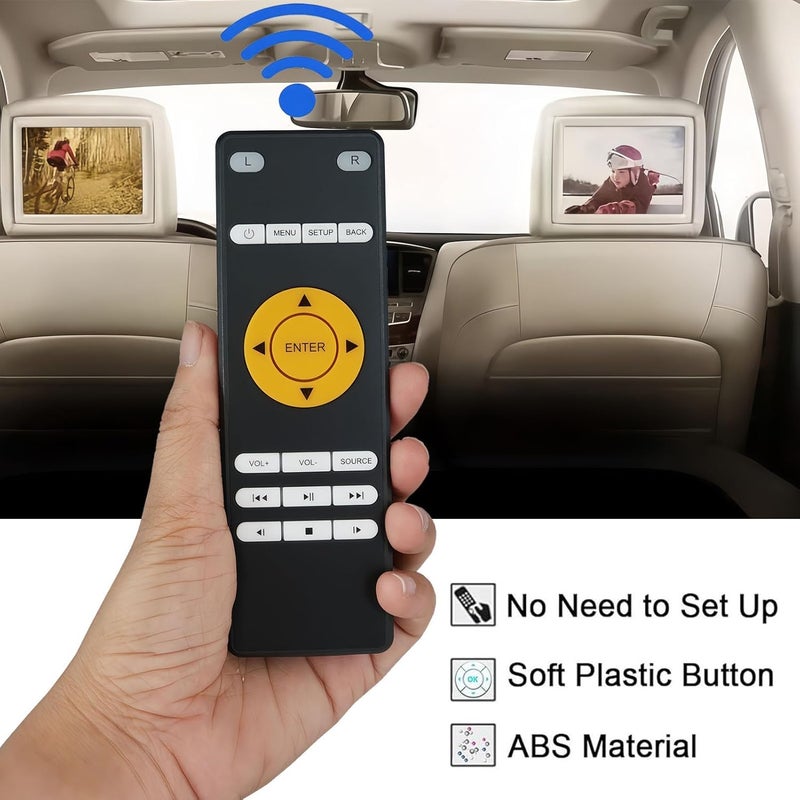 Replacement Remote Control for Infiniti QX60 Rear Entertainment DVD 2014 2015 2016 2017 2018 2019 2020 - Image 4