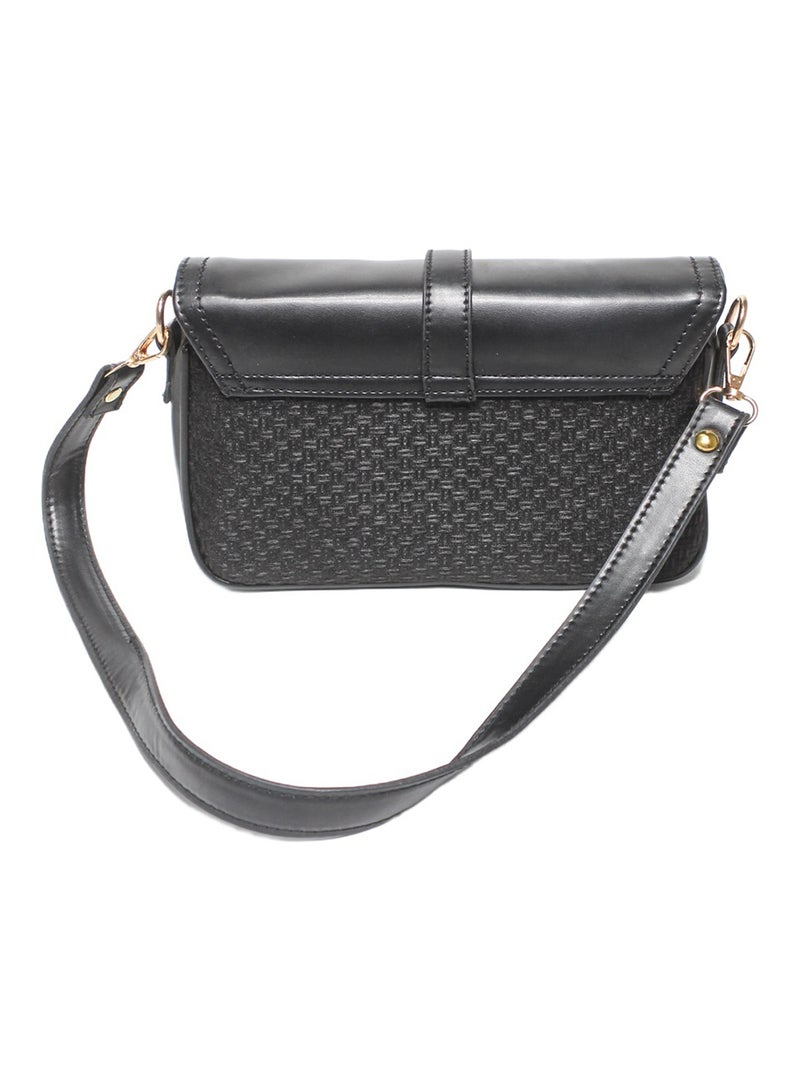 Glitter Women Hand Bag - Black - Image 3