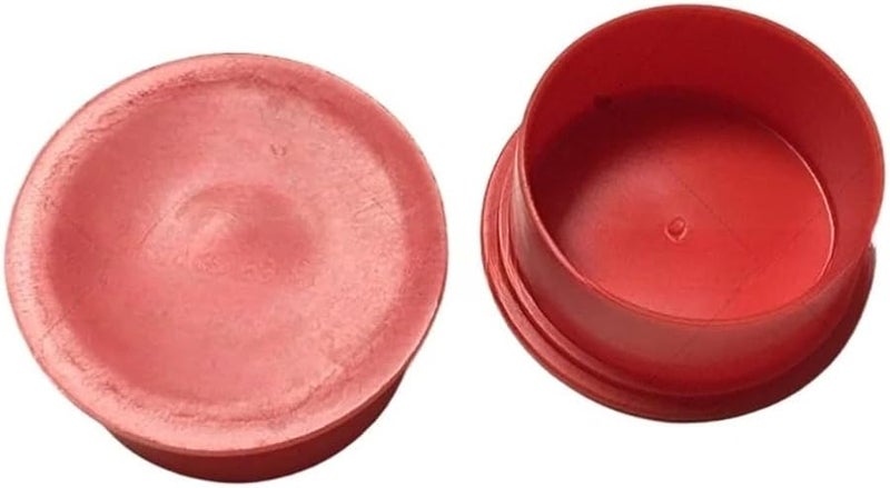 MS90376 18R Red EC 18 Round Dust Cover NAS831 18 Replacement Part - Image 1