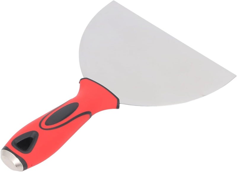LiebeWH 6in Putty Scraper, Stainless Steel Tool with Soft Rubber Grip for Paint Scraping and Drywall Repair - Image 2