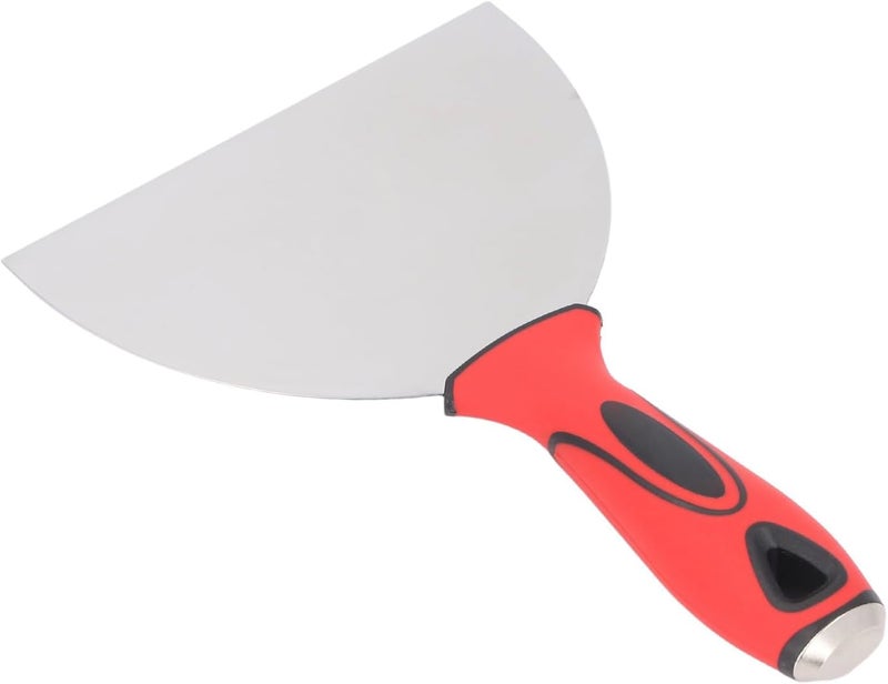 LiebeWH 6in Putty Scraper, Stainless Steel Tool with Soft Rubber Grip for Paint Scraping and Drywall Repair - Image 3