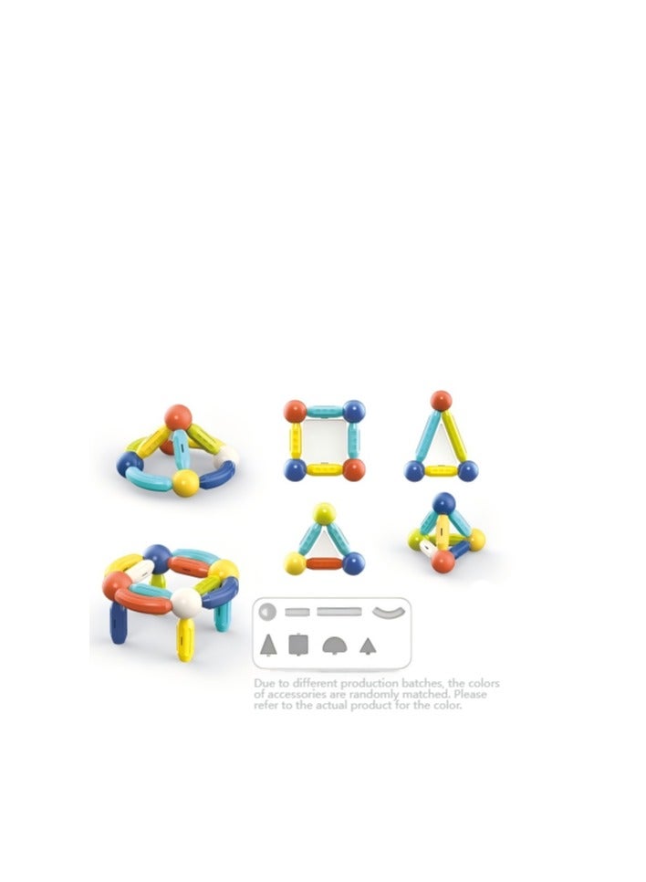 Educational Magnetic Building Sticks (76 PCS) - Image 2