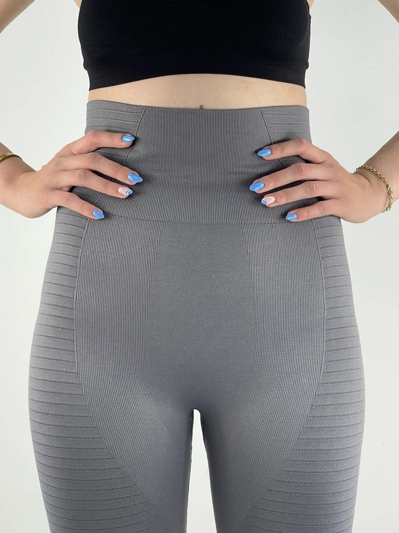 Mistirik Tokyo Stretching and Firming High Waist Sports Tights Smoked Color
