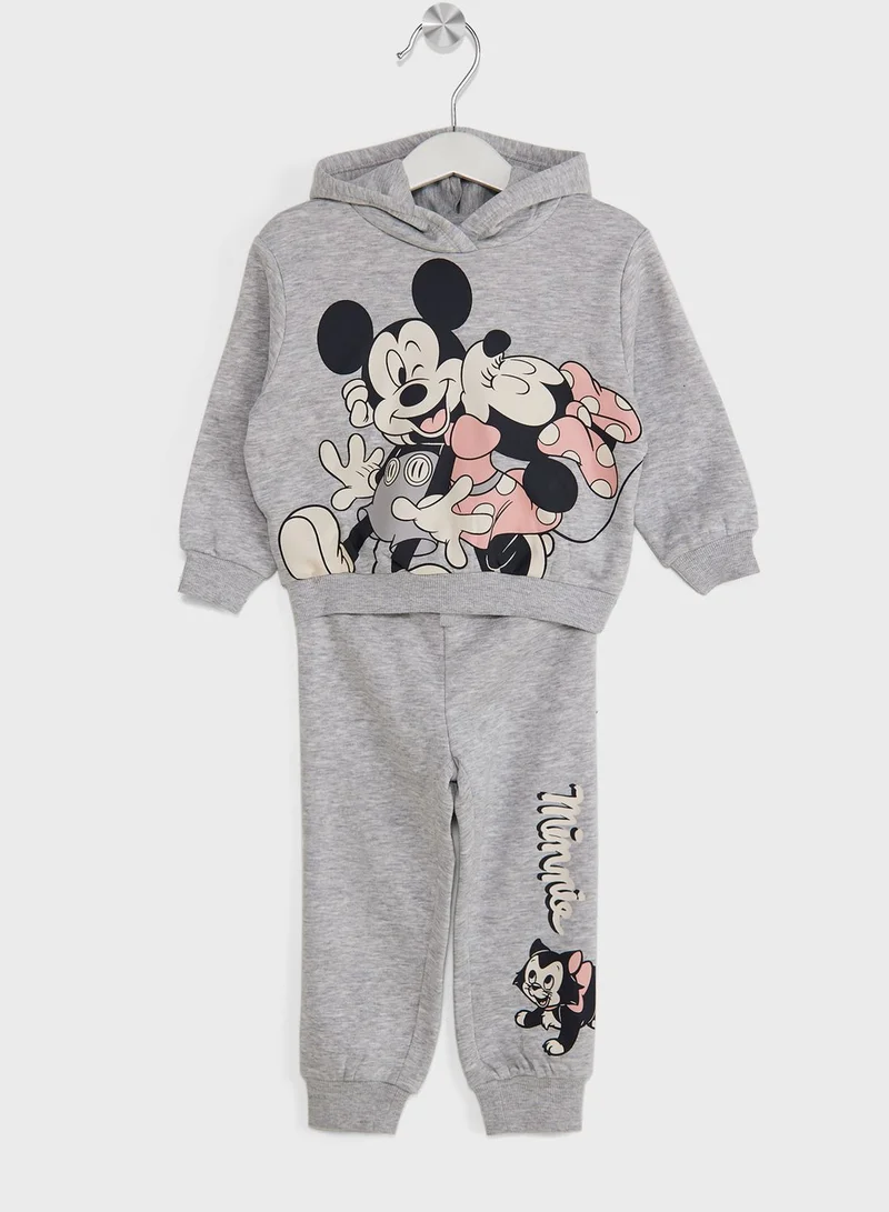 اتش اند ام Kids Printed Hoodie & Pants Set