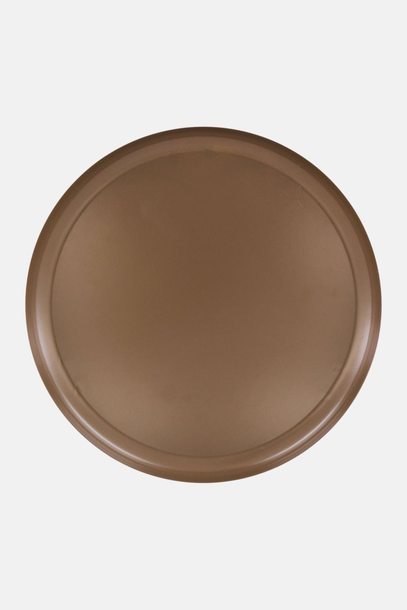 Muy Mucho Metal Tray With 3 Legs, Brown - Image 1